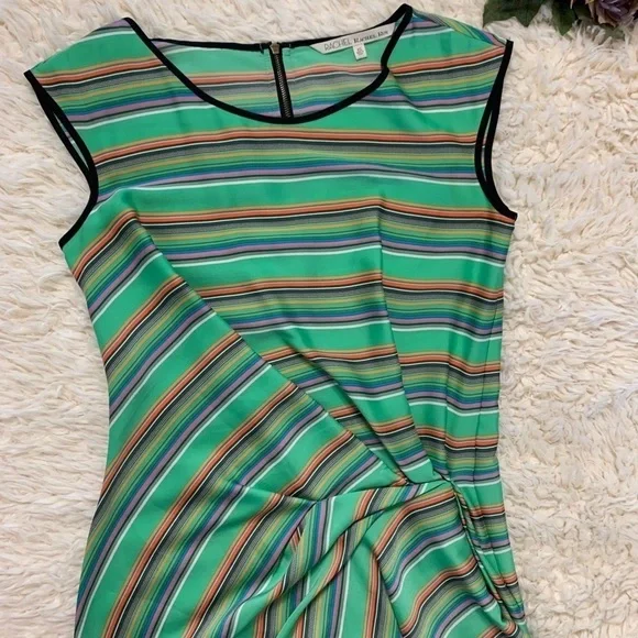 Rachel Rachel Roy Striped Handkerchief Hem Dress - Picture 3 of 15